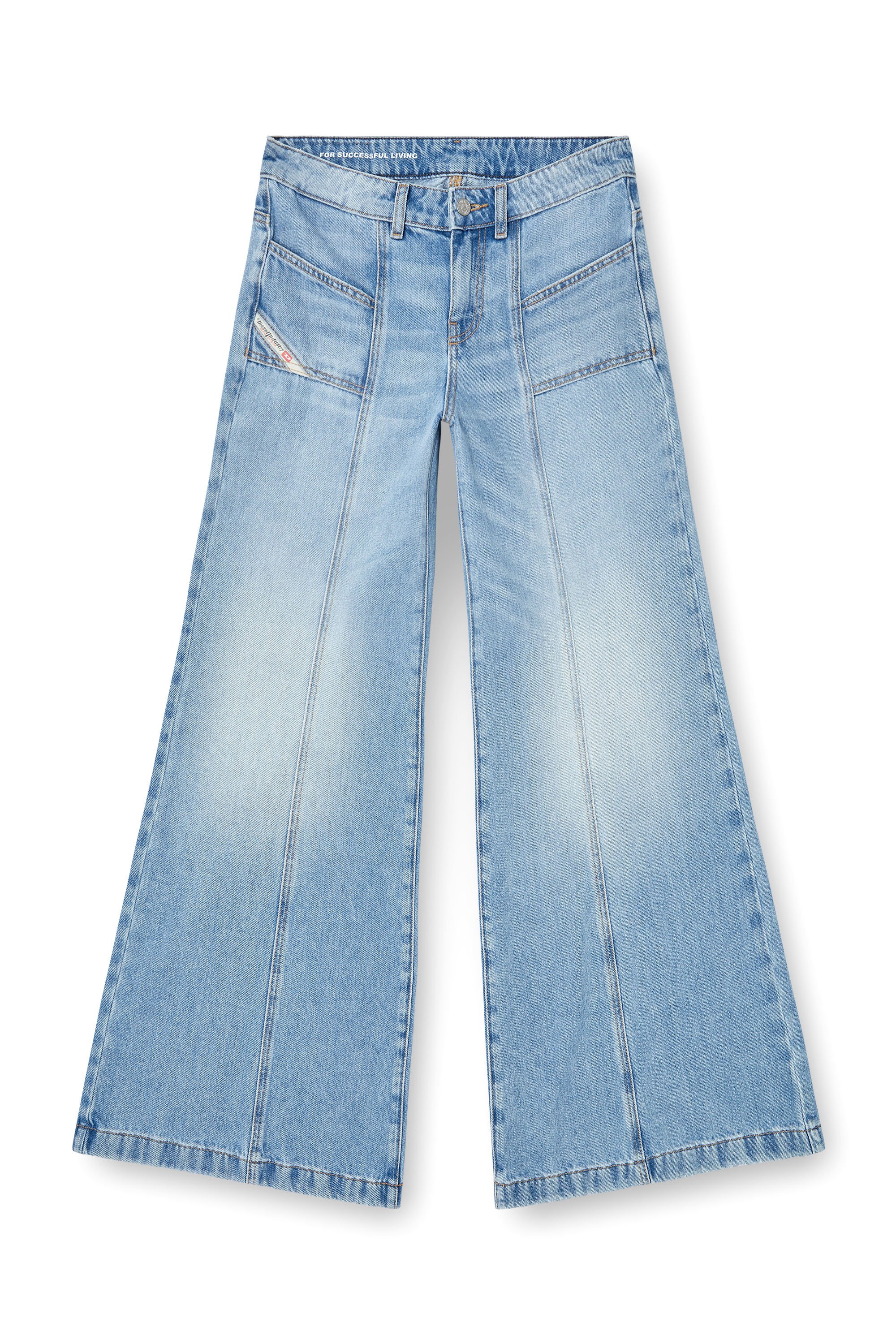 Diesel - Female's Flare Jeans D-Akii 0CLBA, ライトブルー - 3