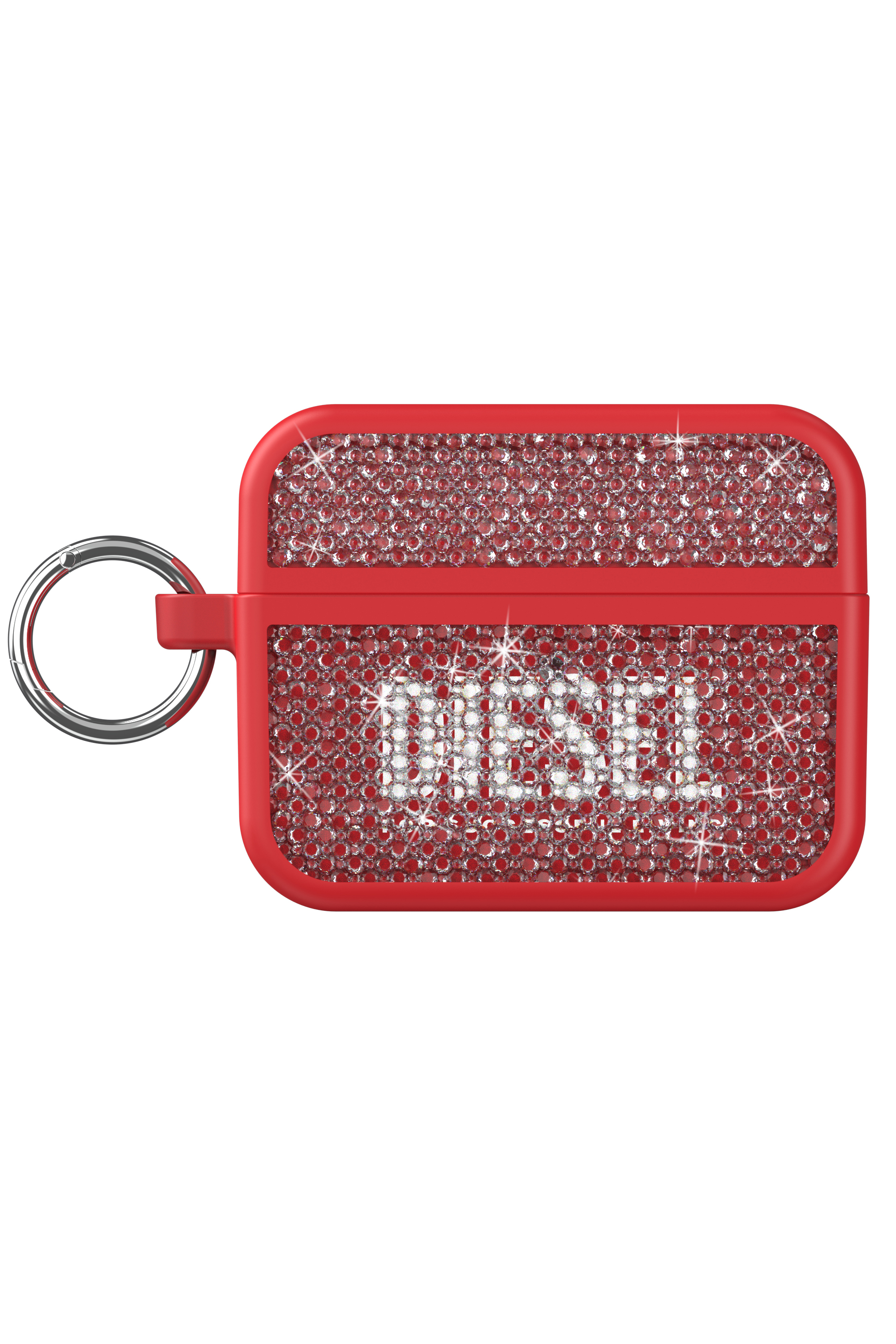 Diesel - 60196 AIRPOD CASE, Unisex's Swarovski Crystal Case for Airpods Pro / Pro 2 in レッド - 1