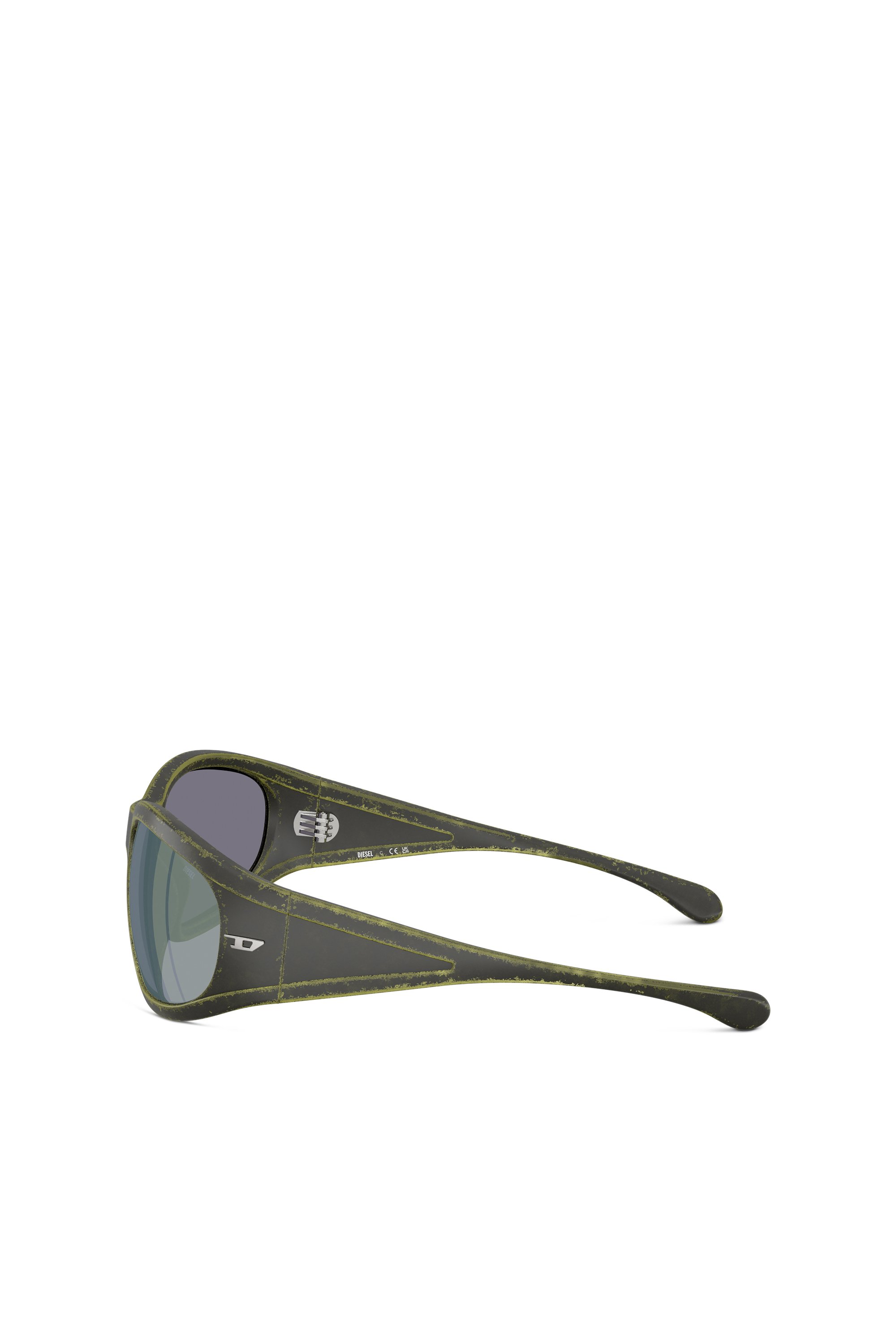 Diesel - 0DL3002, Unisex's Rectangular sunglasses in acetate in グリーン - 2