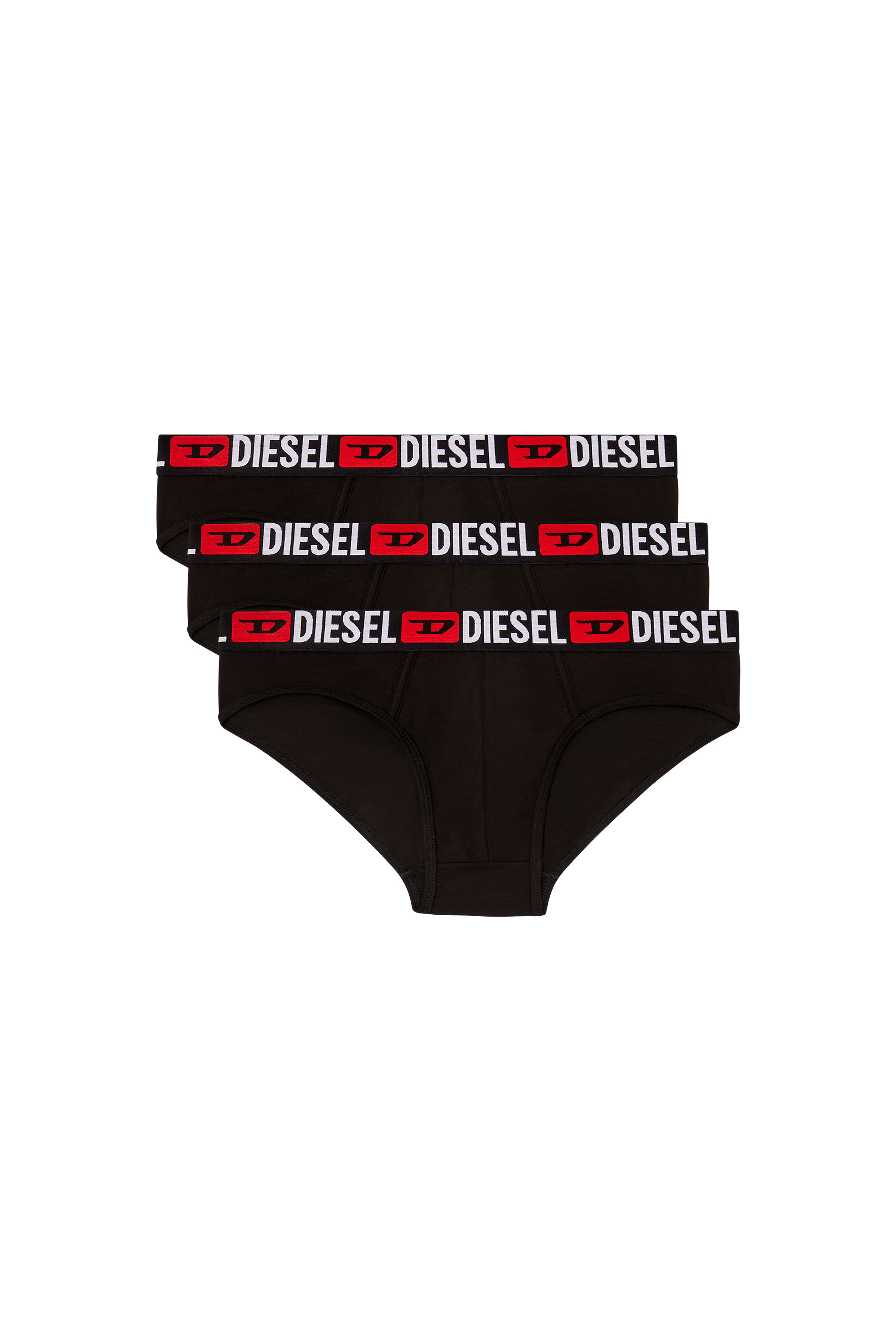 Diesel - UMBR-ANDRETHREEPACK, Male's アンダーウェアブリーフ3枚セット in ブラック - 1