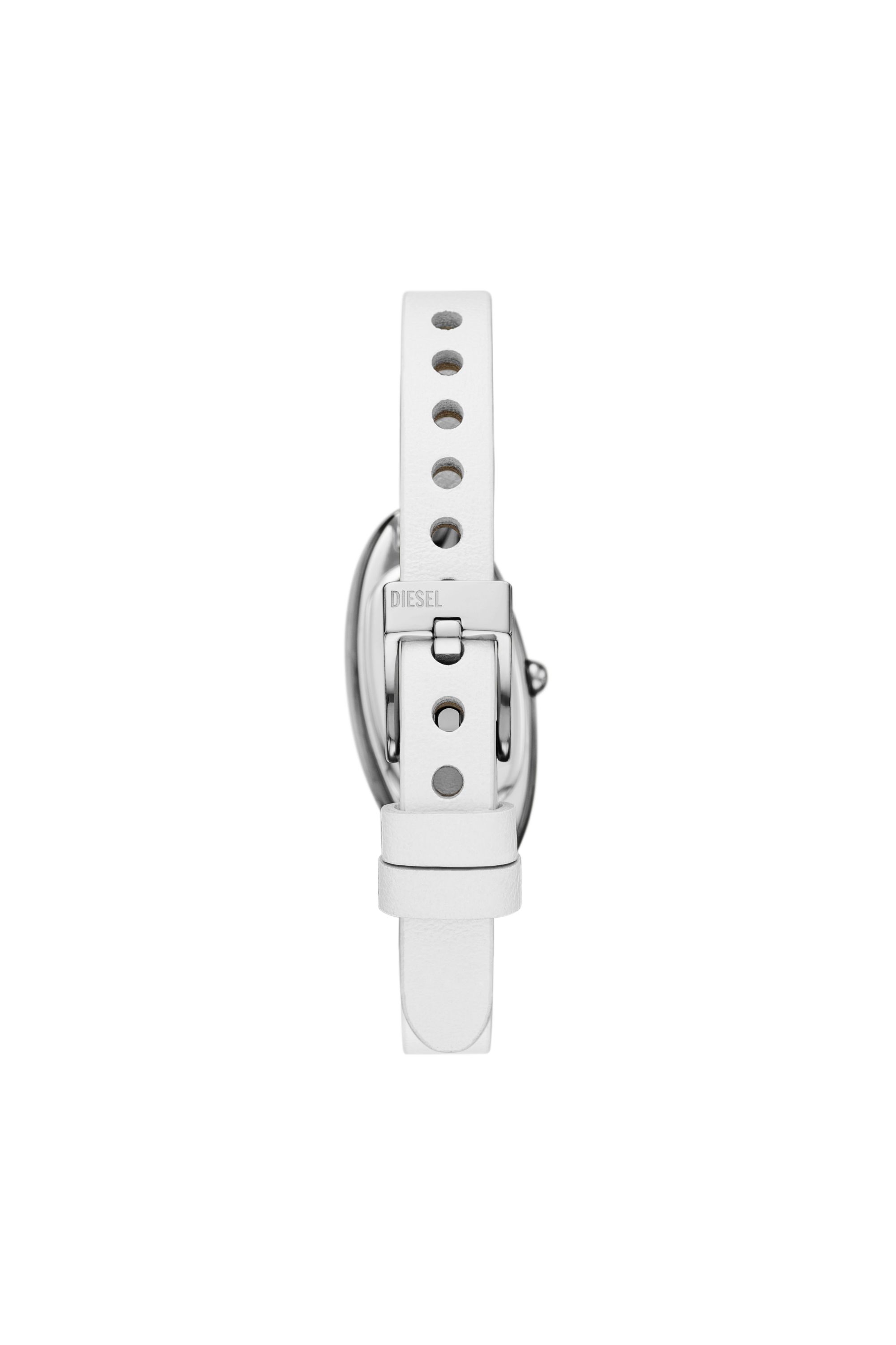 Diesel - DZ5613 WATCH, Female's D-Era Two-Hand White Leather Watch in ホワイト - 2