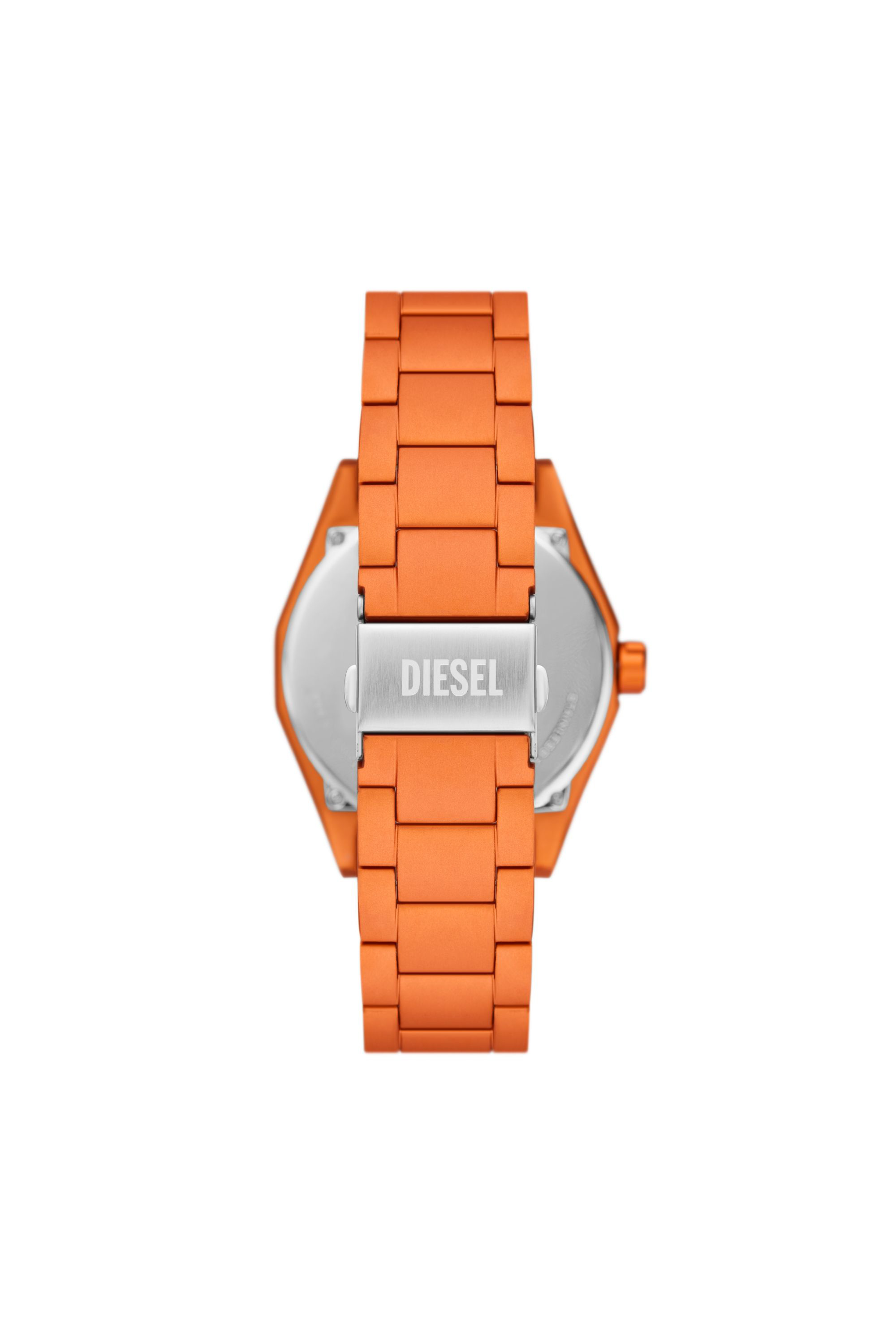 Diesel - DZ2209, Male Scraper three-hand orange aluminum watch in オレンジ - Image 2
