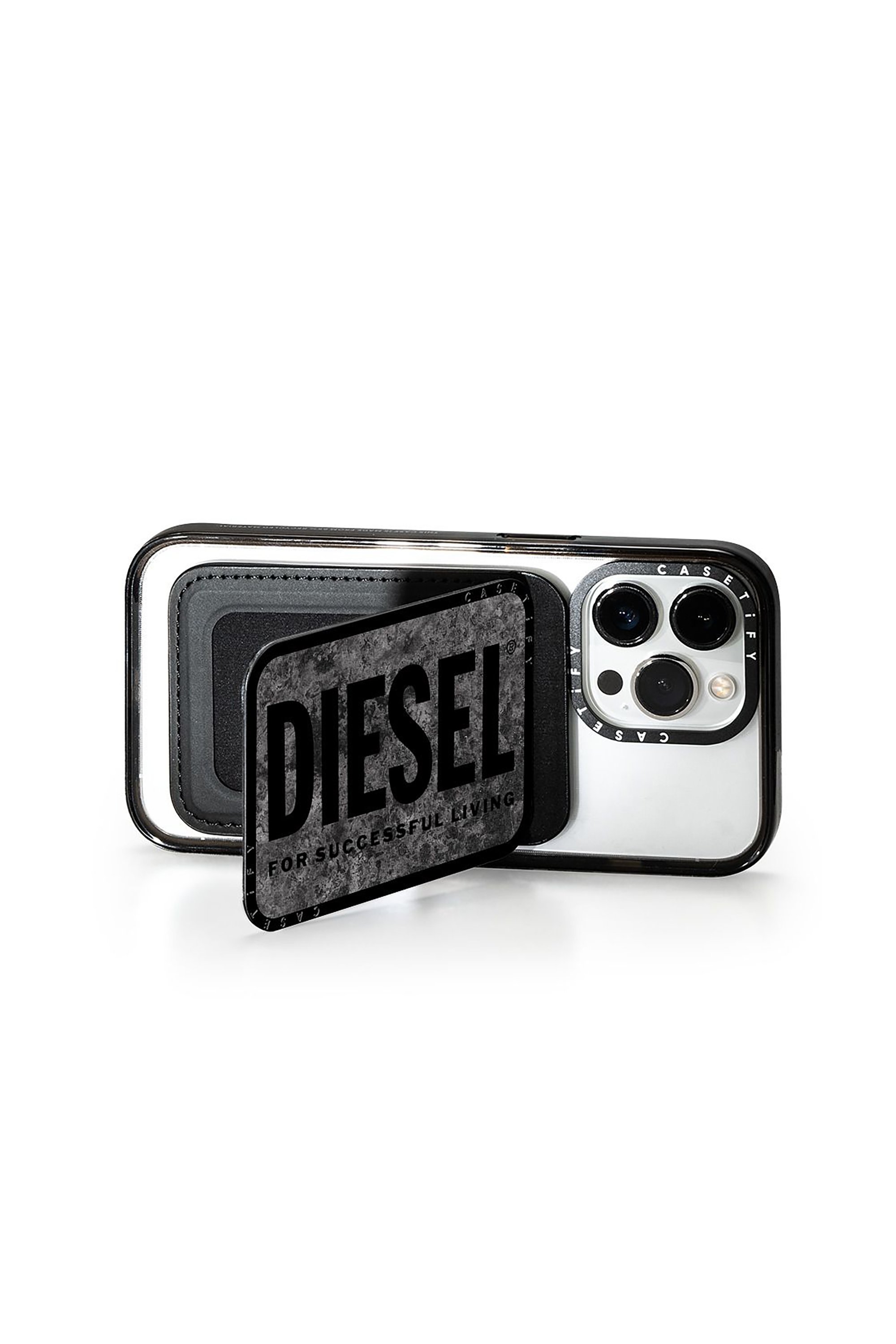 Diesel - 60340 CASETIFY CARD HOLDER & STAND, Unisex's UNIVERSAL in グレー/ブラック - 4