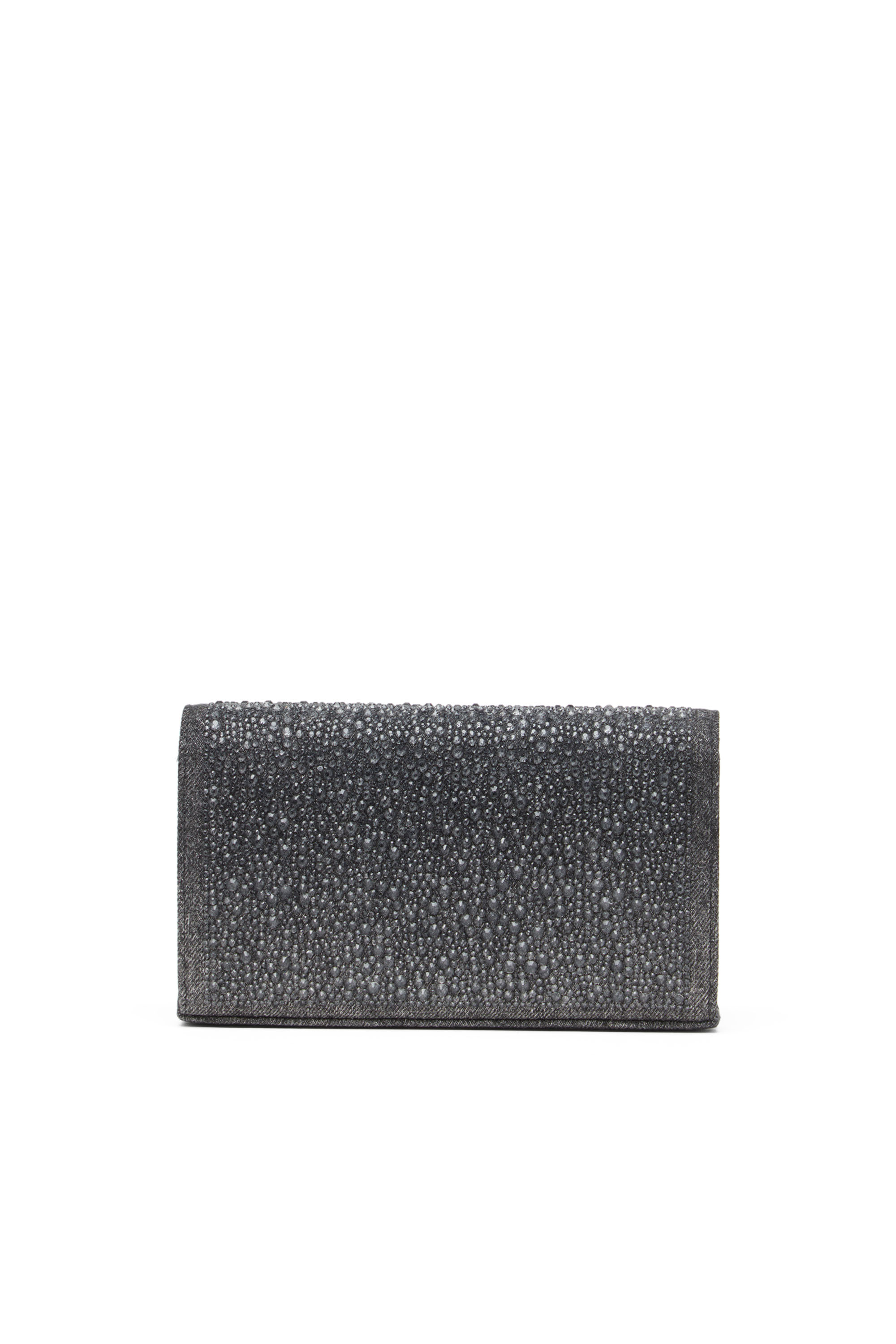 Diesel - 1DR WALLET STRAP, Female's Wallet purse in crystal denim in ブラック - 2