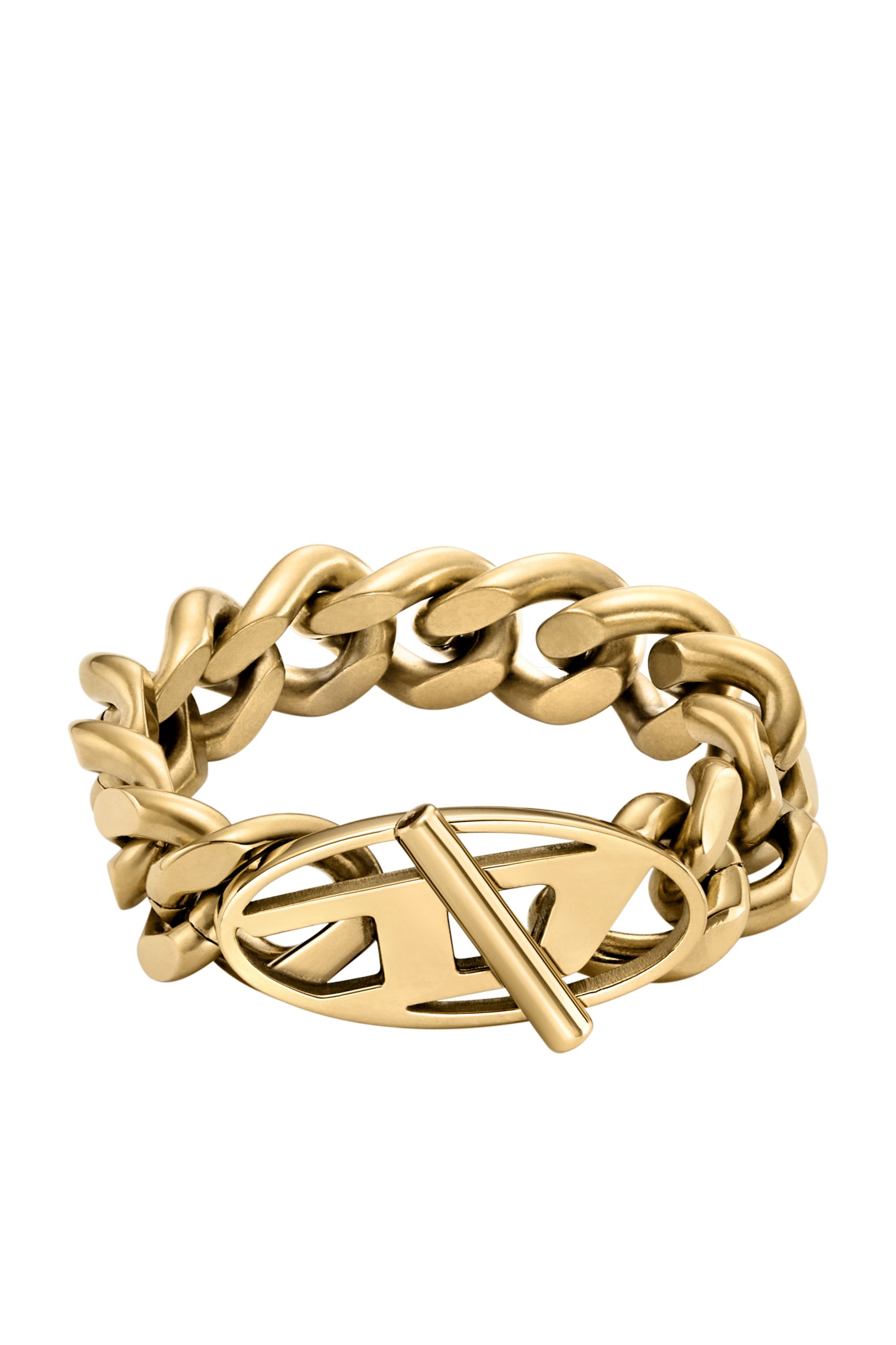 Diesel - DX1568710 JEWEL, Unisex's Gold-Tone Stainless Steel Soft Chain Ring in ゴールド - 2