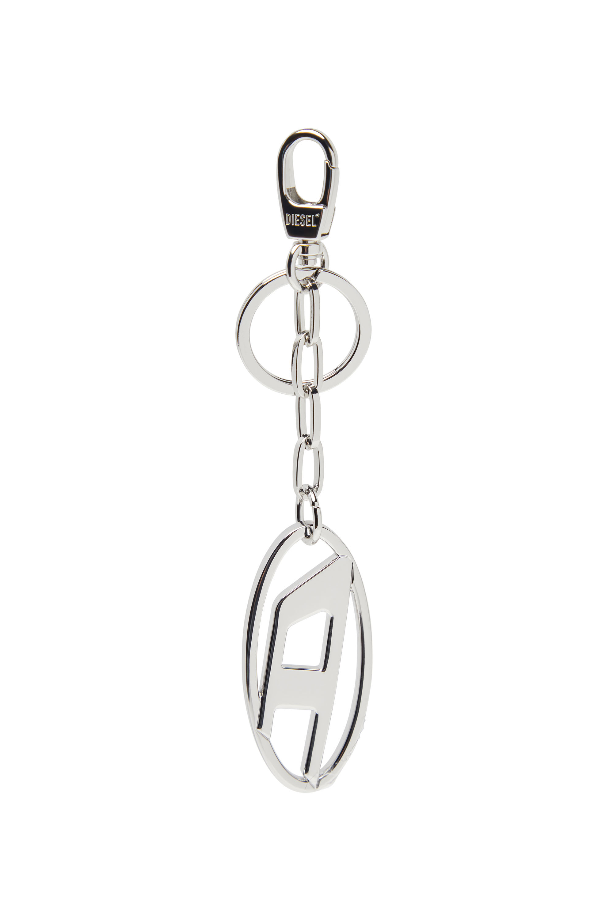 Diesel - HOLY-C, Female Metal Oval D keyring with crystals in シルバー - Image 2