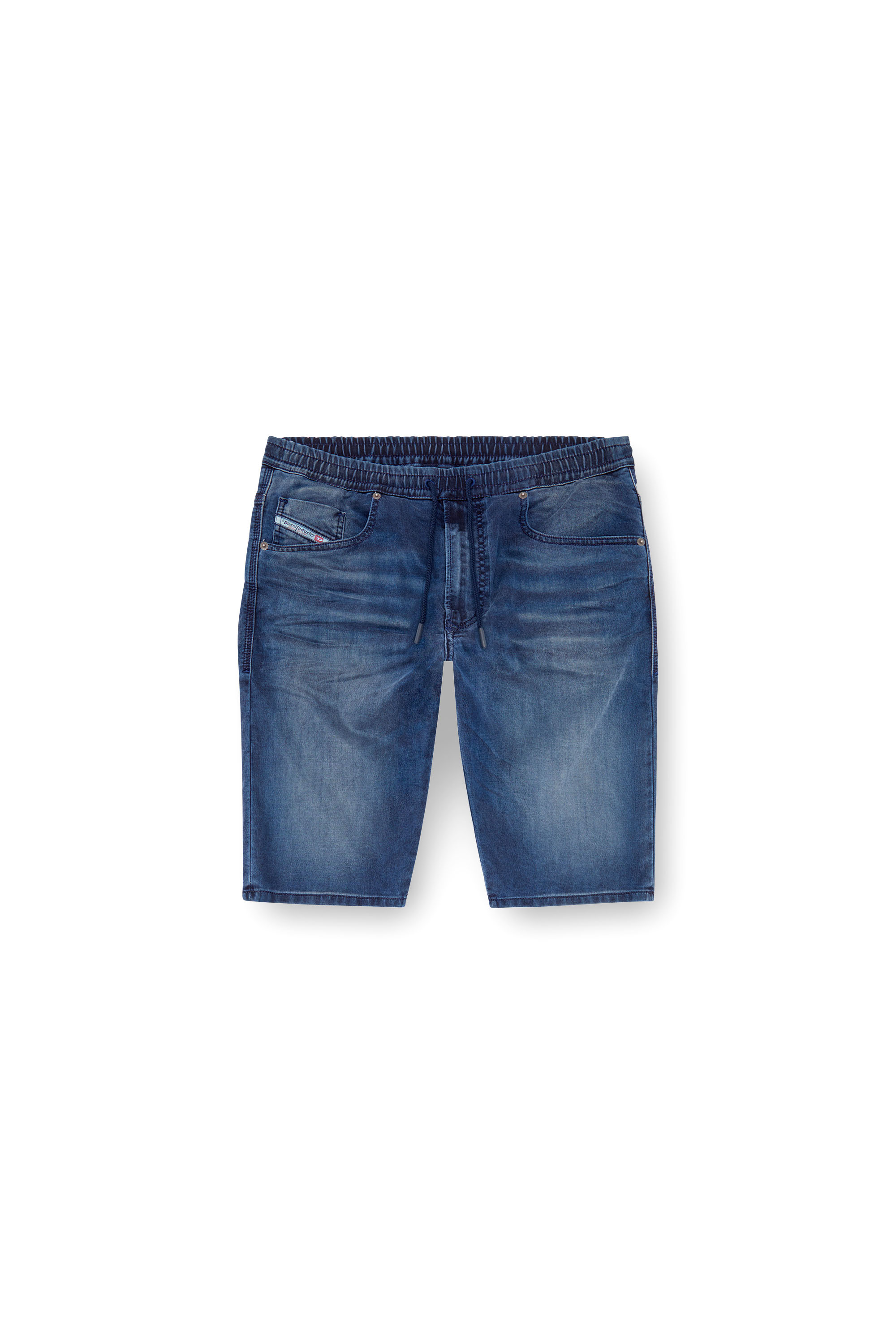 Diesel - 2033 D-KROOLEY-SHORT JOGG, Male Chino shorts in JoggJeans in ブルー - Image 5