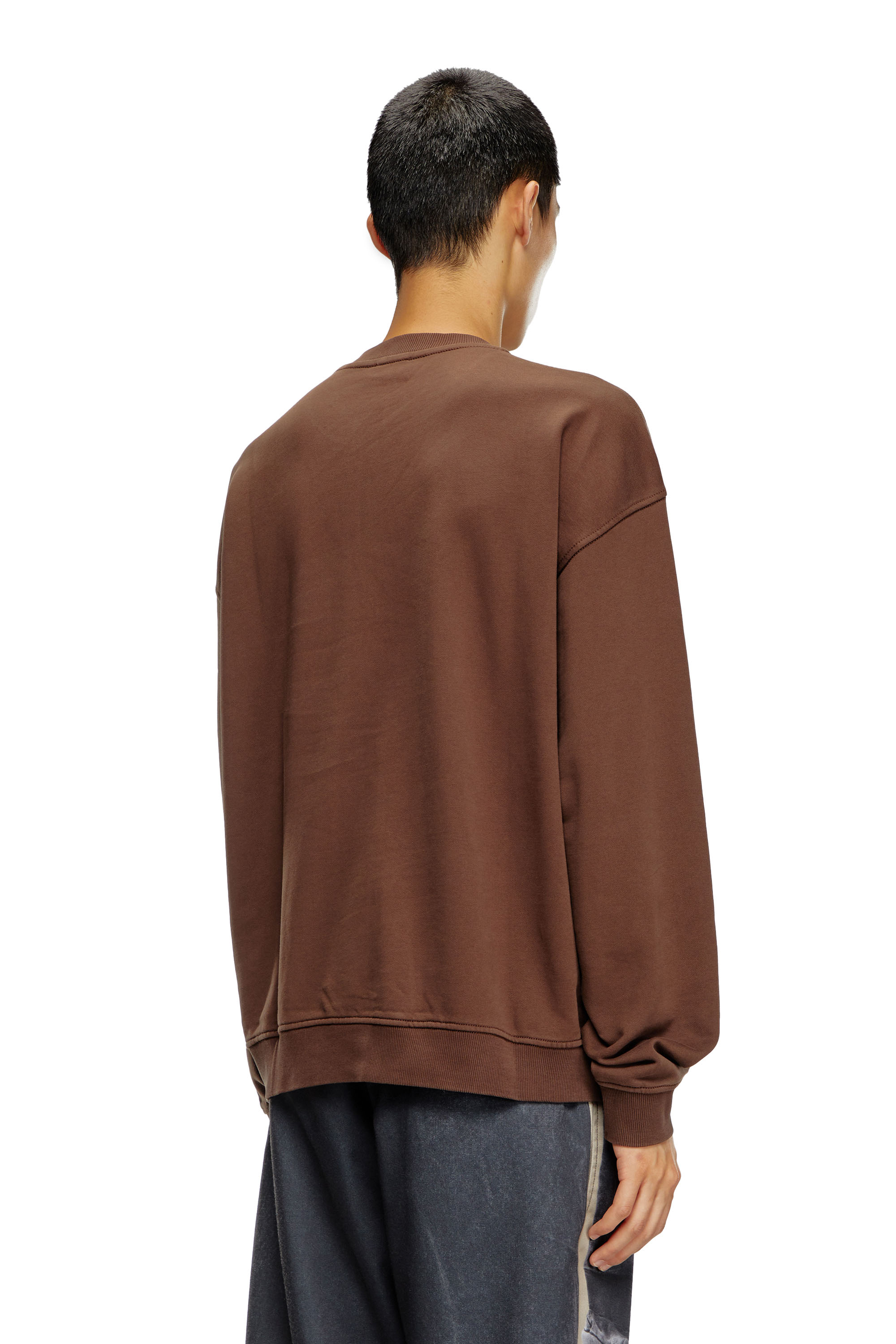 Diesel - S-BOXT-N5, Male's スウェット in Brown - 3