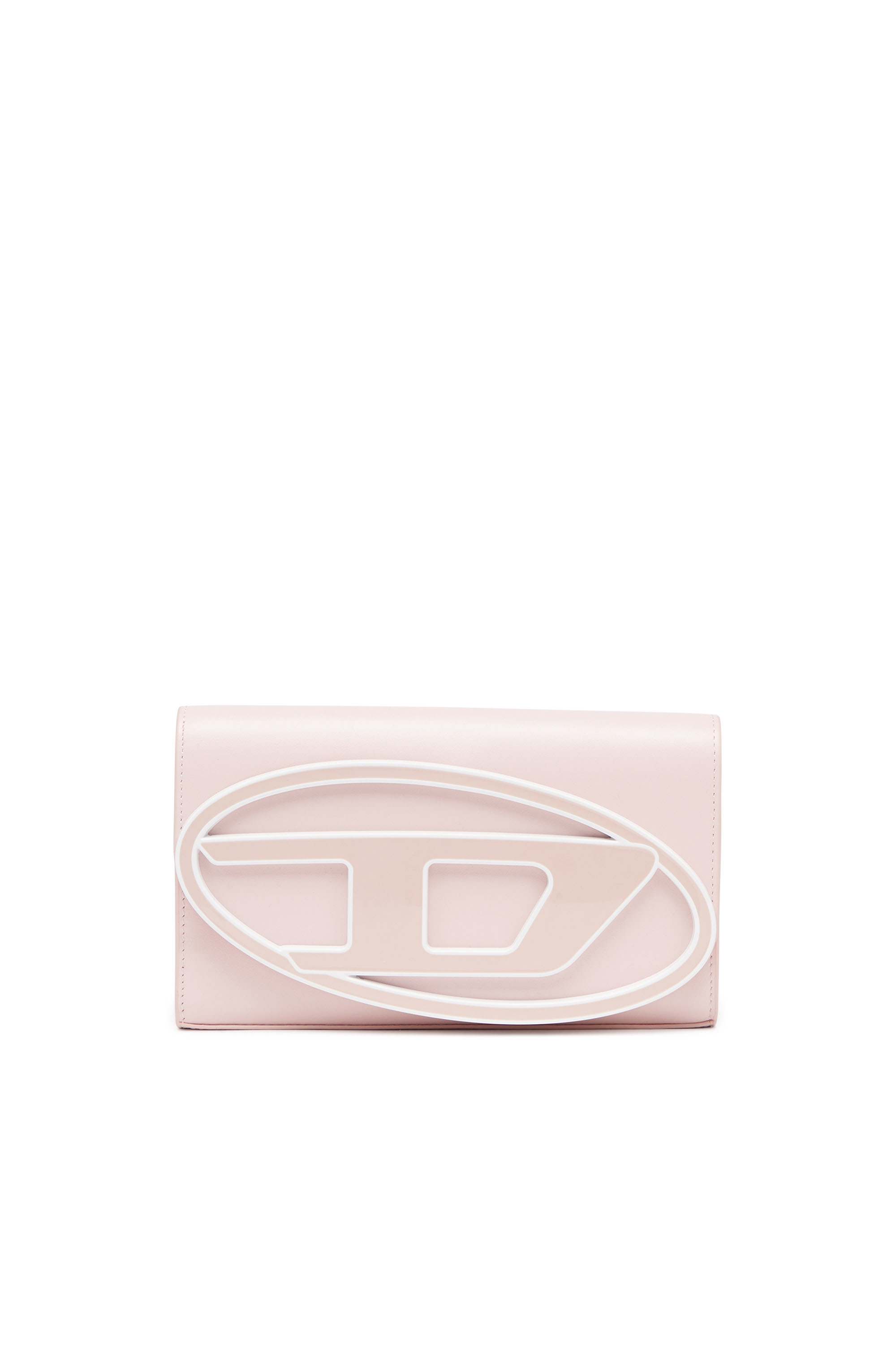 1DR WALLET STRAP Wallet bag in glitter fabric｜シルバー ...