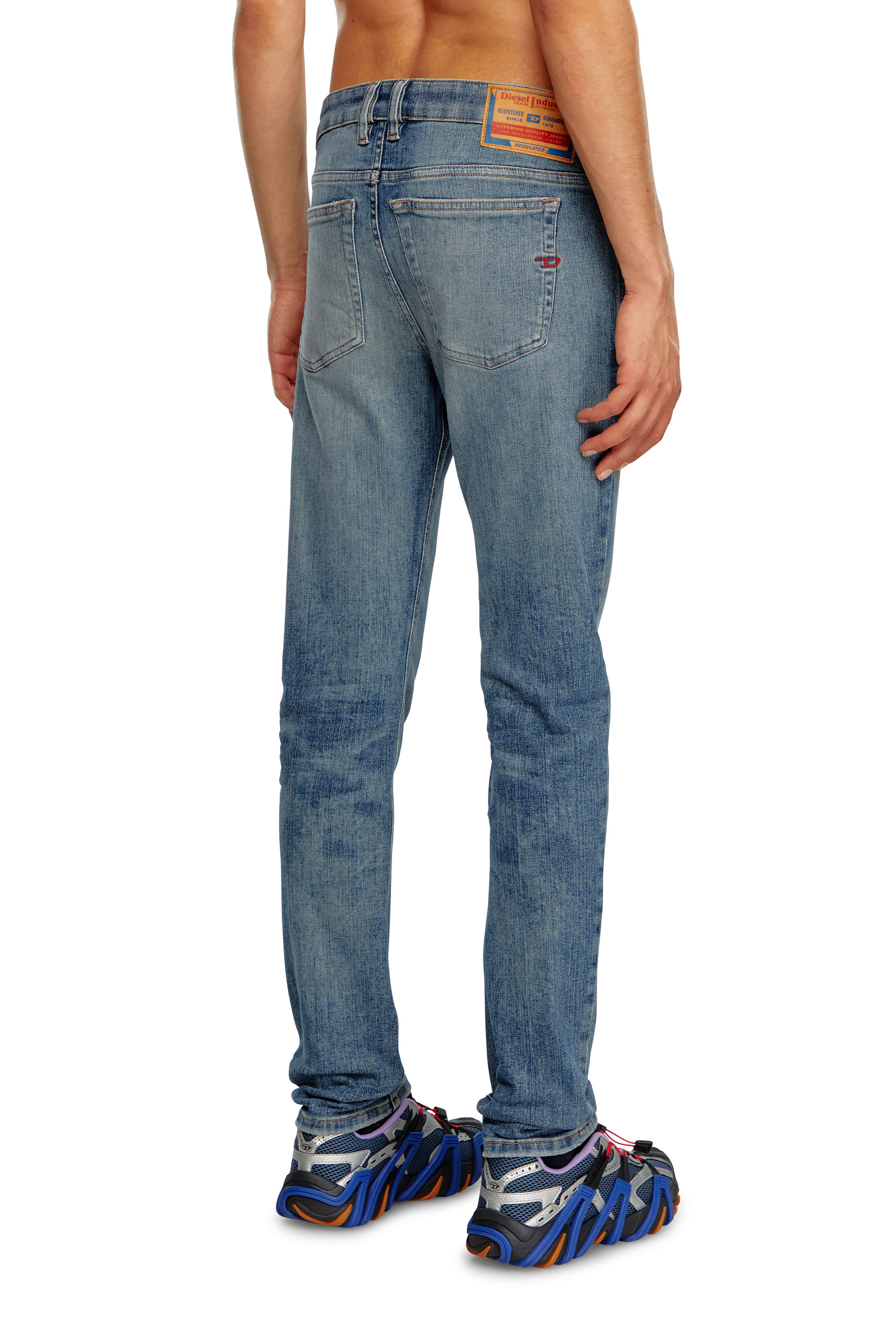 Diesel - Male Skinny Jeans 1979 Sleenker 0GRDE, ミディアムブルー - Image 3