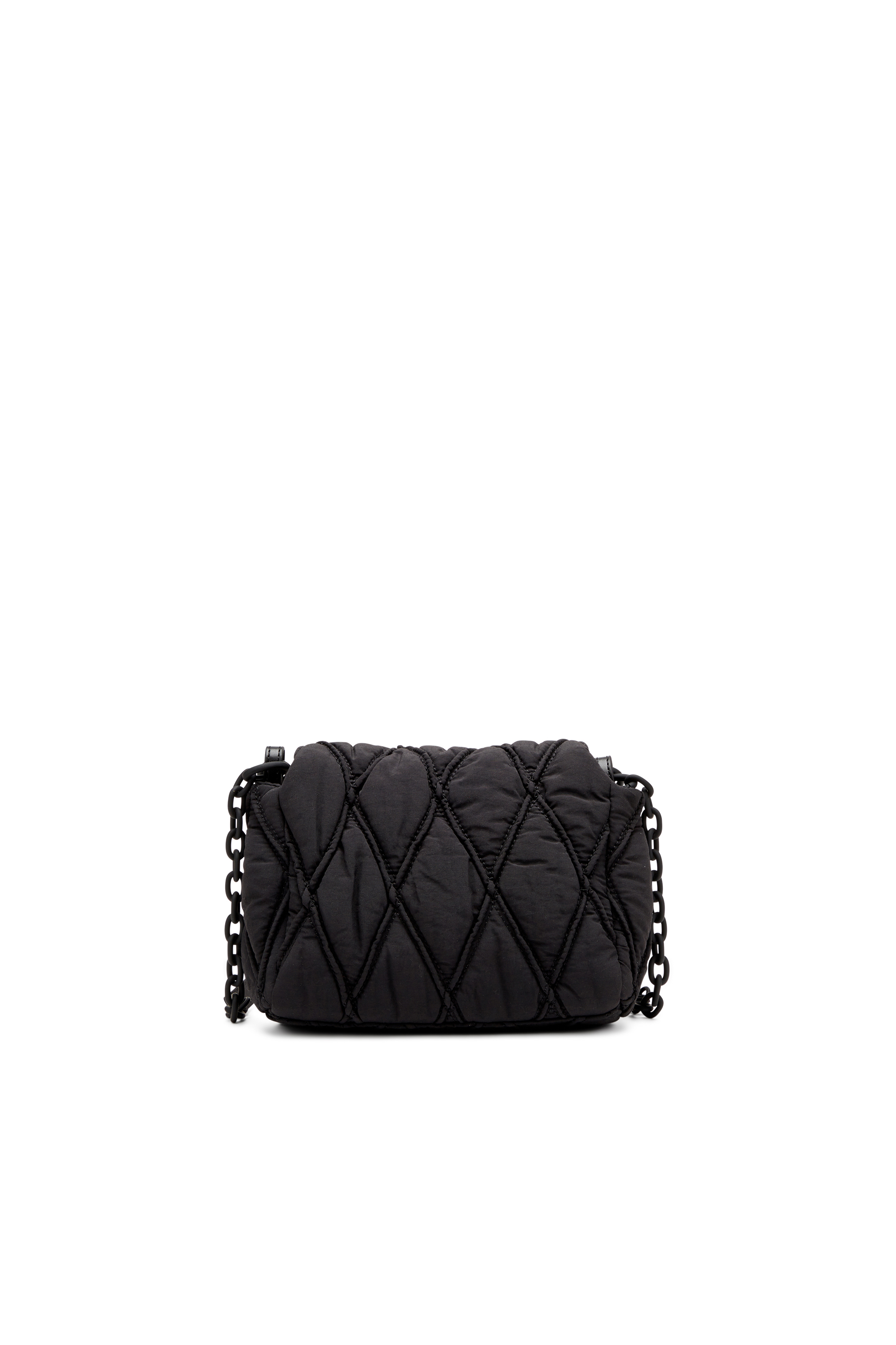 Diesel - CHARM-D SHOULDER S, Female's Charm-D S-Small shoulder bag in quilted nylon in ブラック - 2