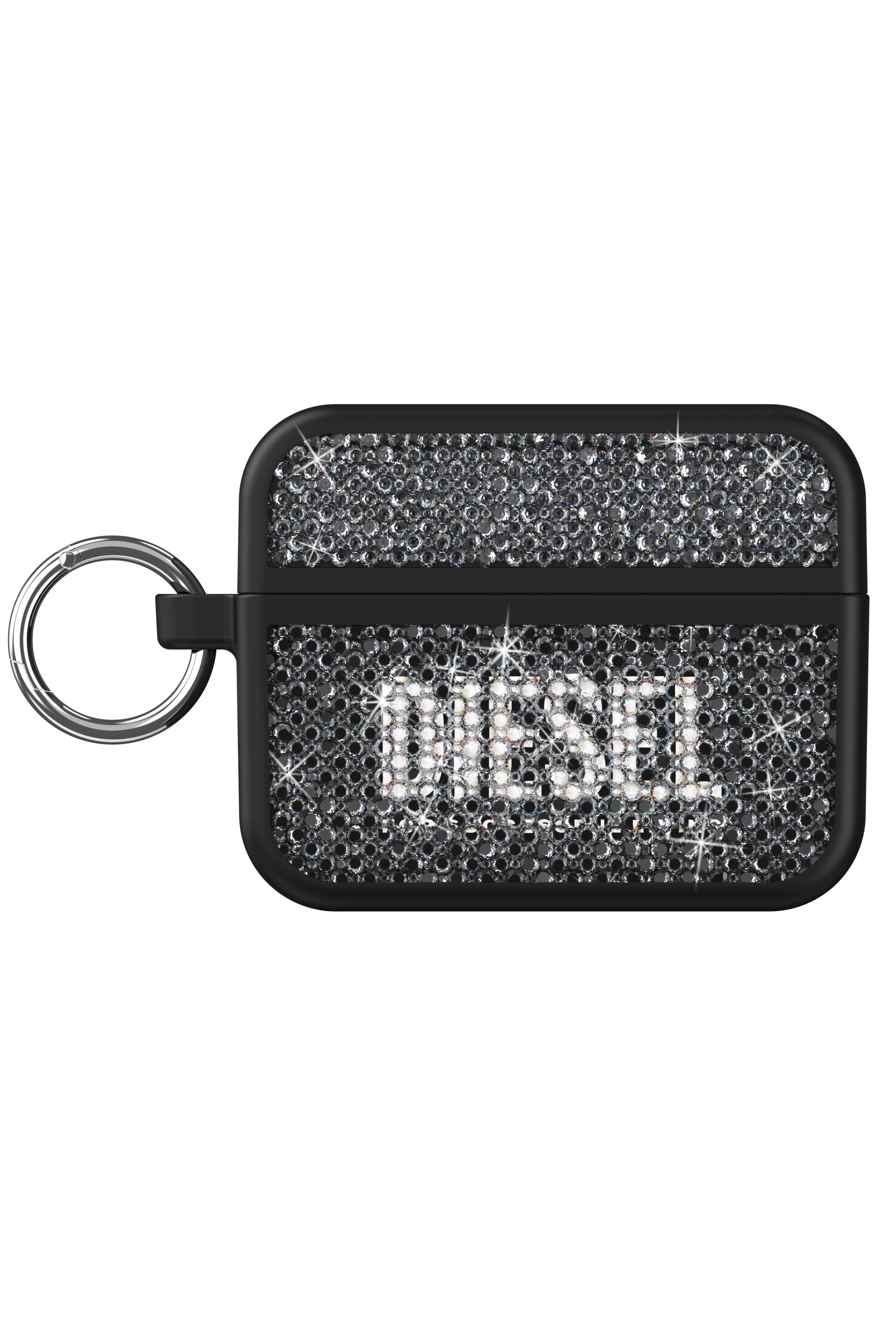 Diesel - 60195 AIRPOD CASE, Unisex's Swarovski Crystal Case for Airpods Pro / Pro 2 in ブラック - 1