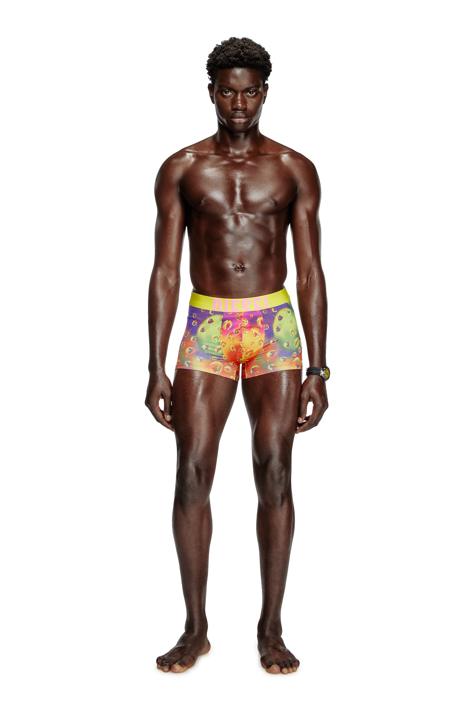 Diesel - DAMIEN-D-POP-40, Male's Boxer briefs with acid rain print in マルチカラー - 1