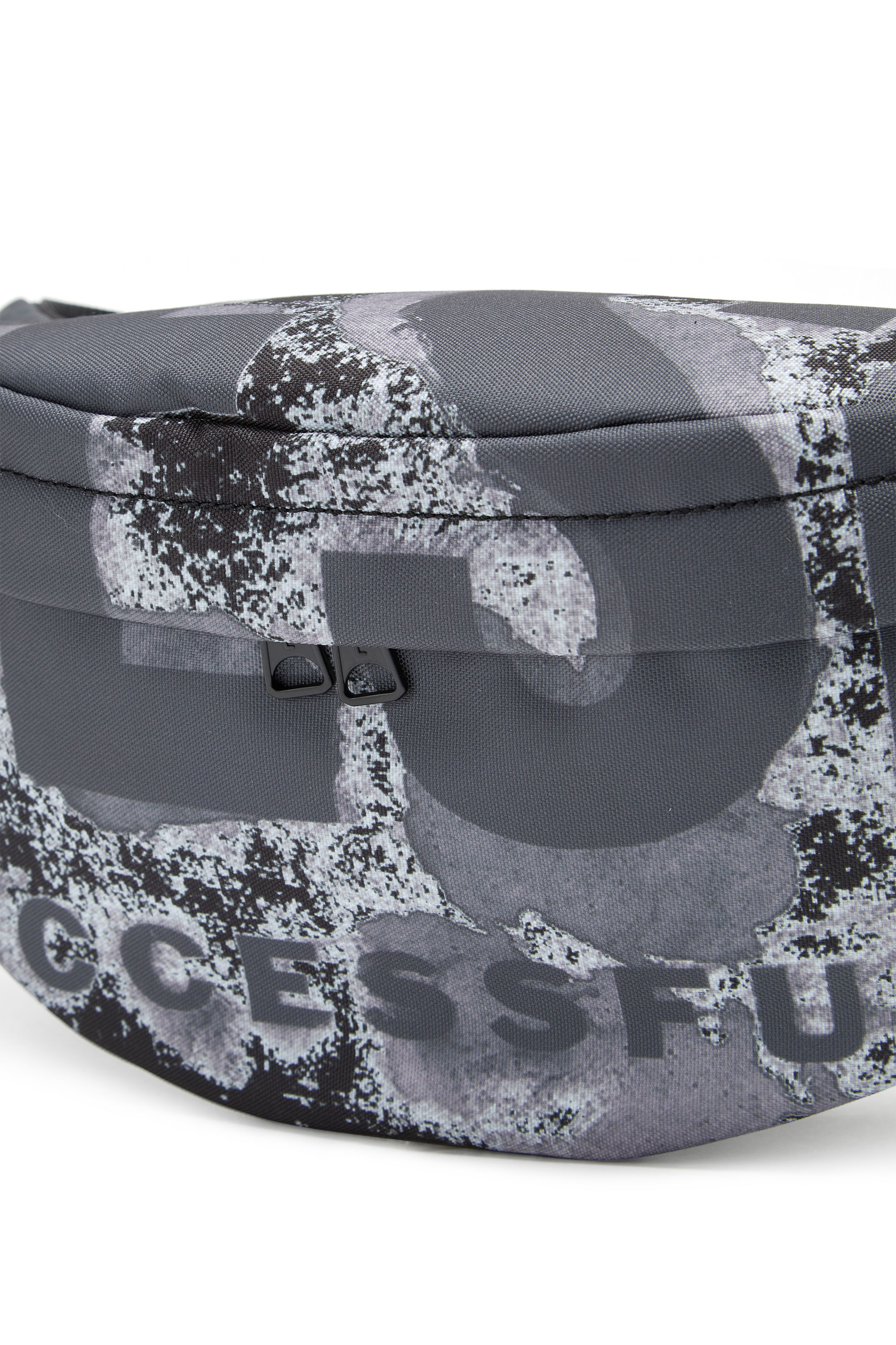 Diesel - RAVE BELTBAG X, Male Rave-Belt bag with bleeding logo print in マルチカラー - Image 5