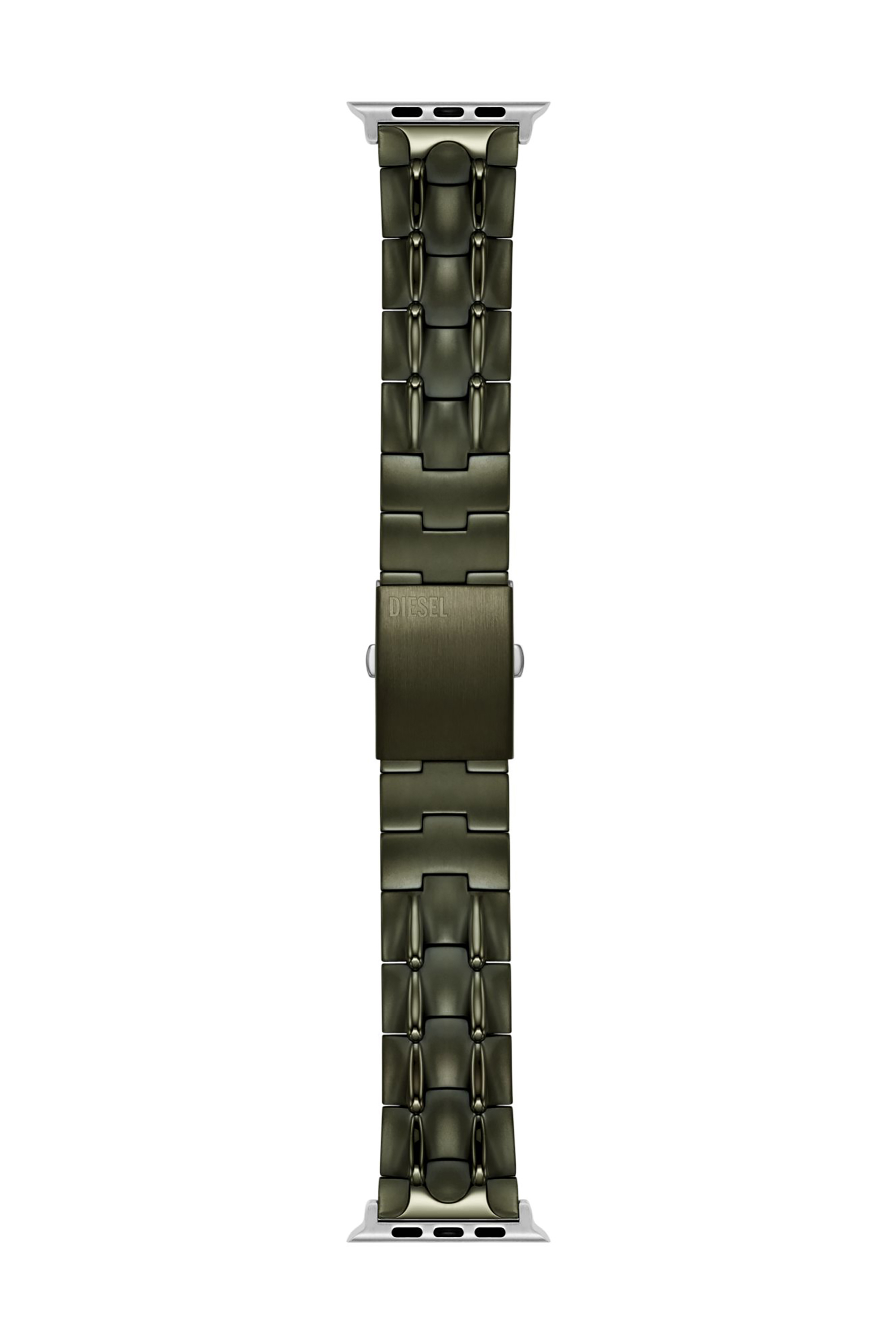 Diesel - DSS0022, Unisex's Stainless Steel Band for Apple Watch®, 42/44/45/49mm in ブラック - 1