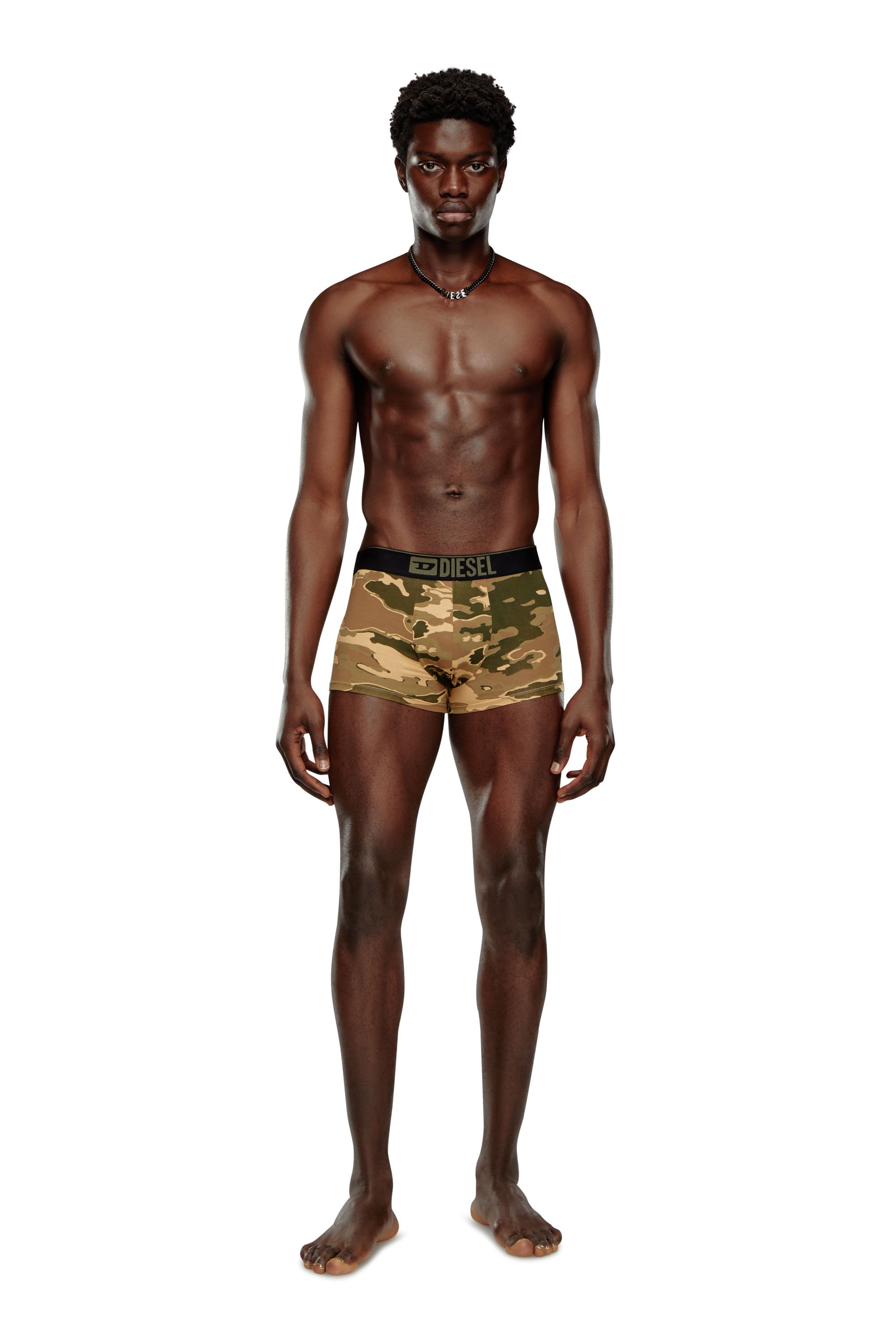 Diesel - UMBX-DAMIEN, Male's Boxer briefs with printed pattern in ブラウン - 2