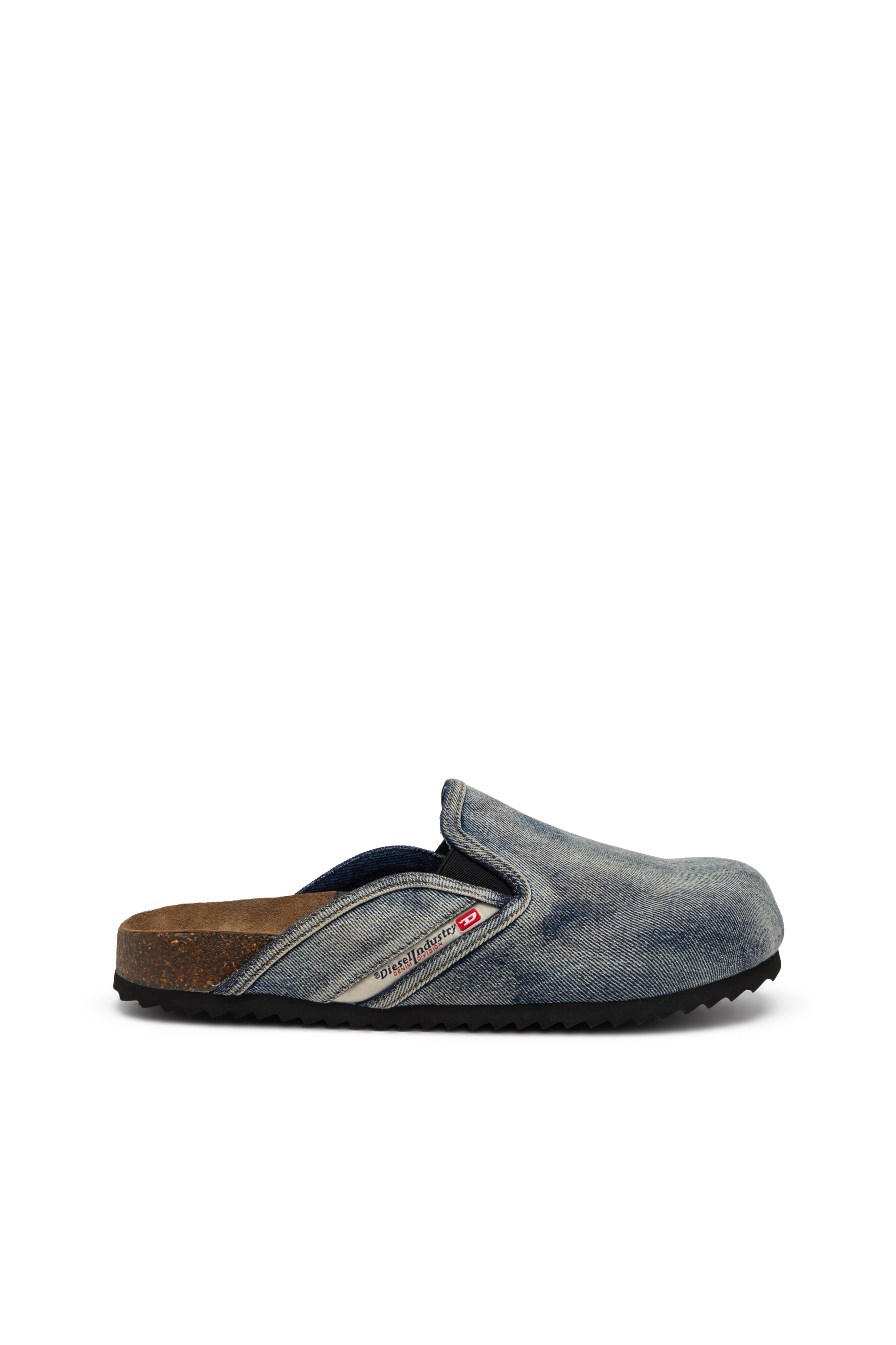 Diesel - D-WOODSTOCK SLIP-ON, Male's Denim mules in ダークブルー - 1