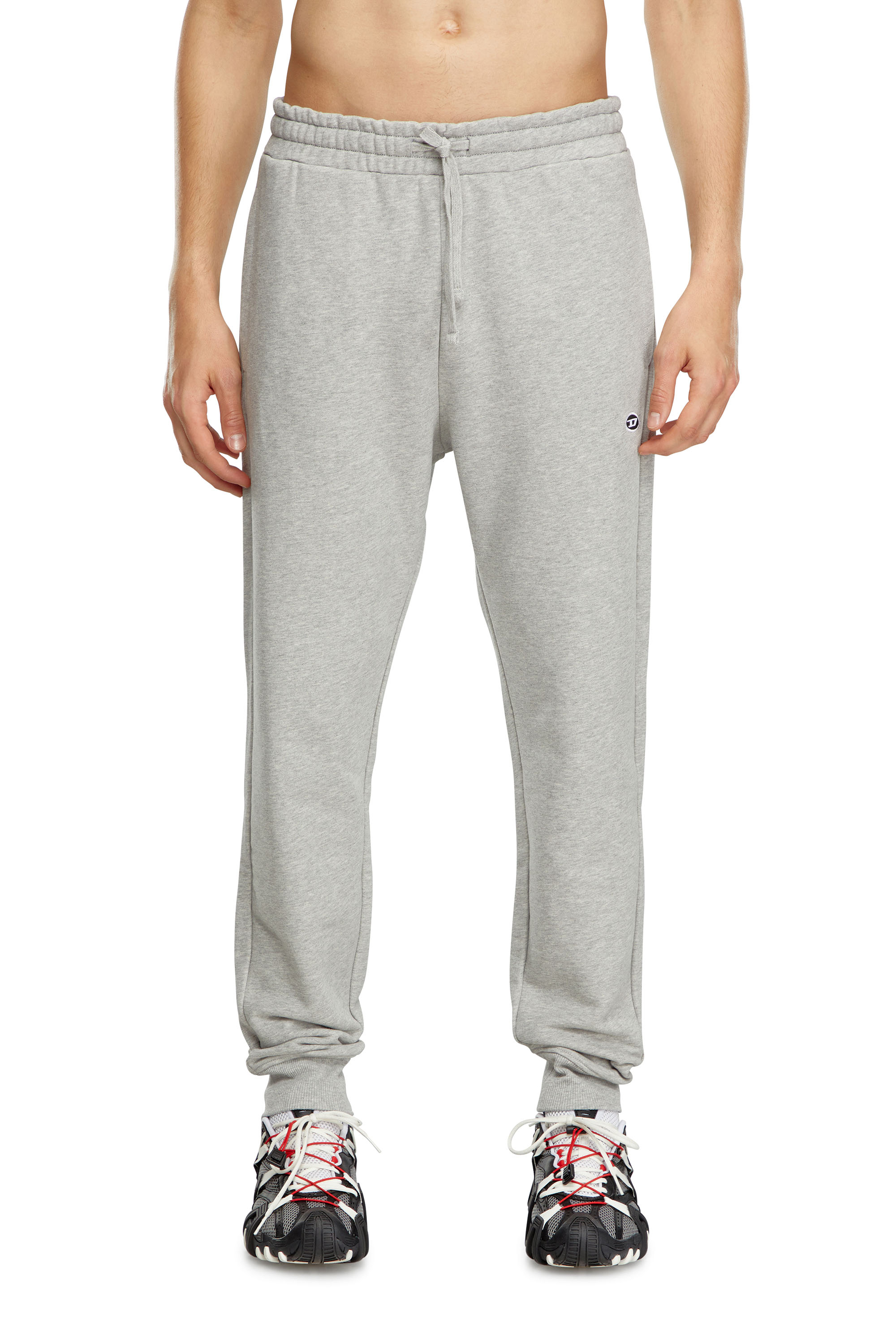 Diesel - P-TARY-DOVAL-PJ, Male Track pants with Oval D patch in グレー - Image 2