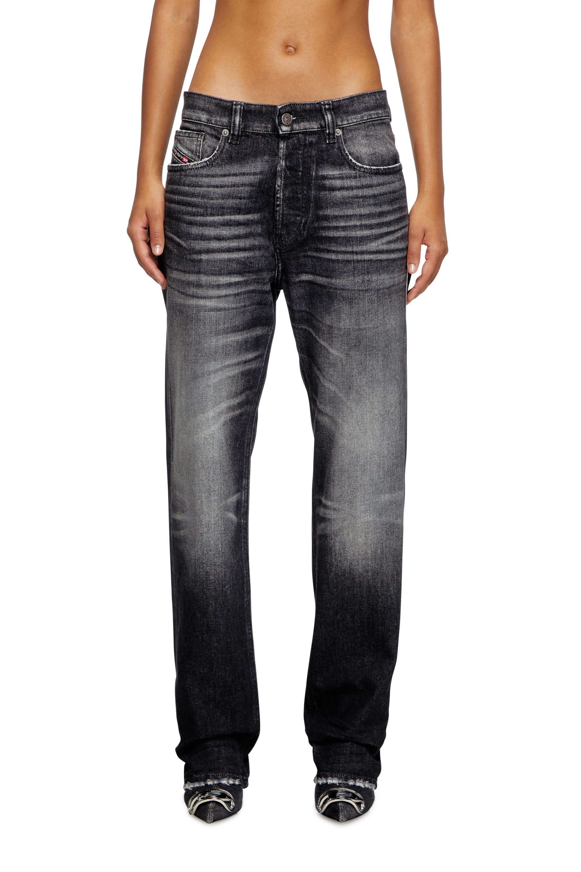 Diesel - Female's Regular Jeans 1988 D-Ark 09L50, ブラック/ダークグレー - 1