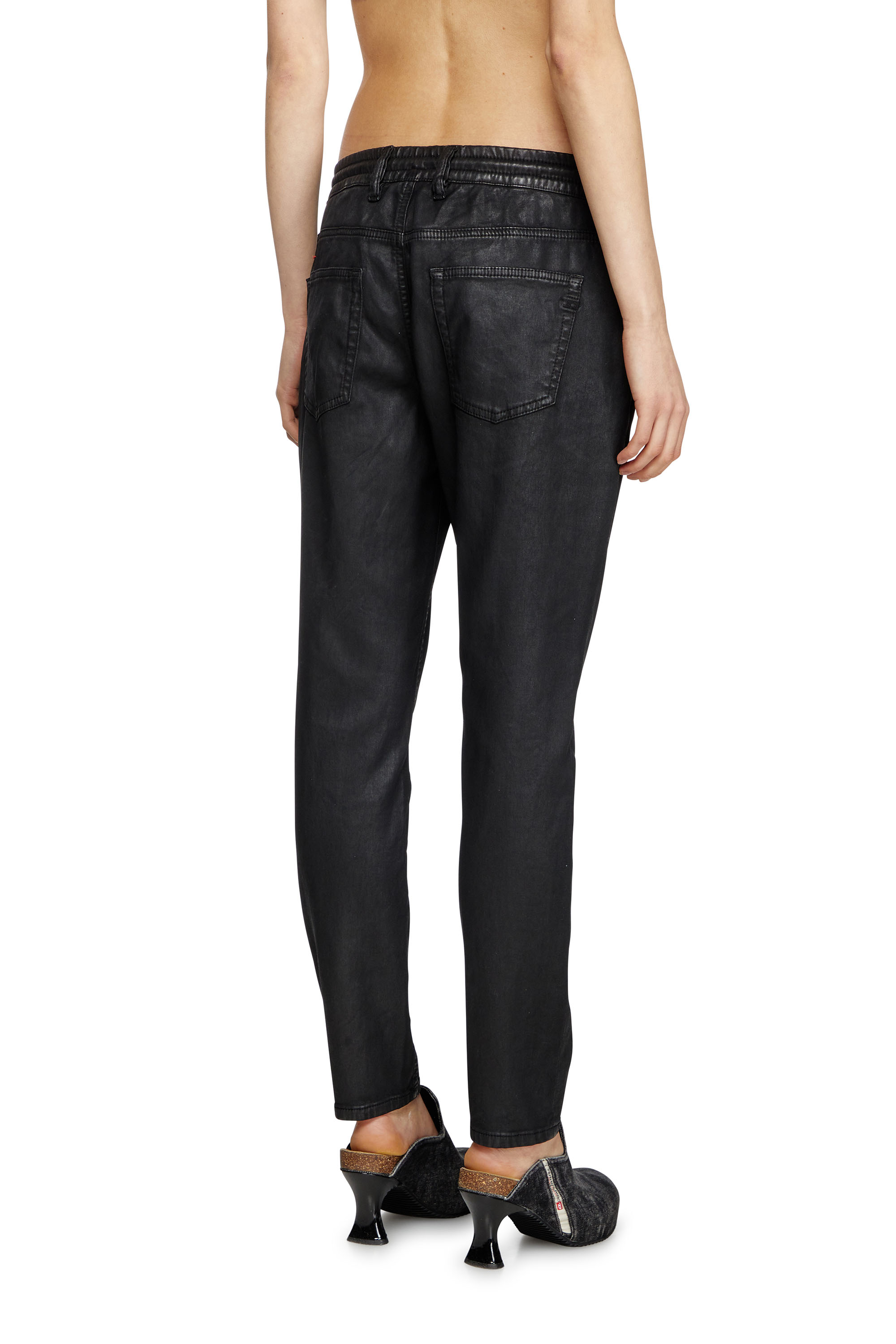 Diesel - Female's Regular 2031 D-Krailey Joggjeans® 068PX, ブラック/ダークグレー - 4