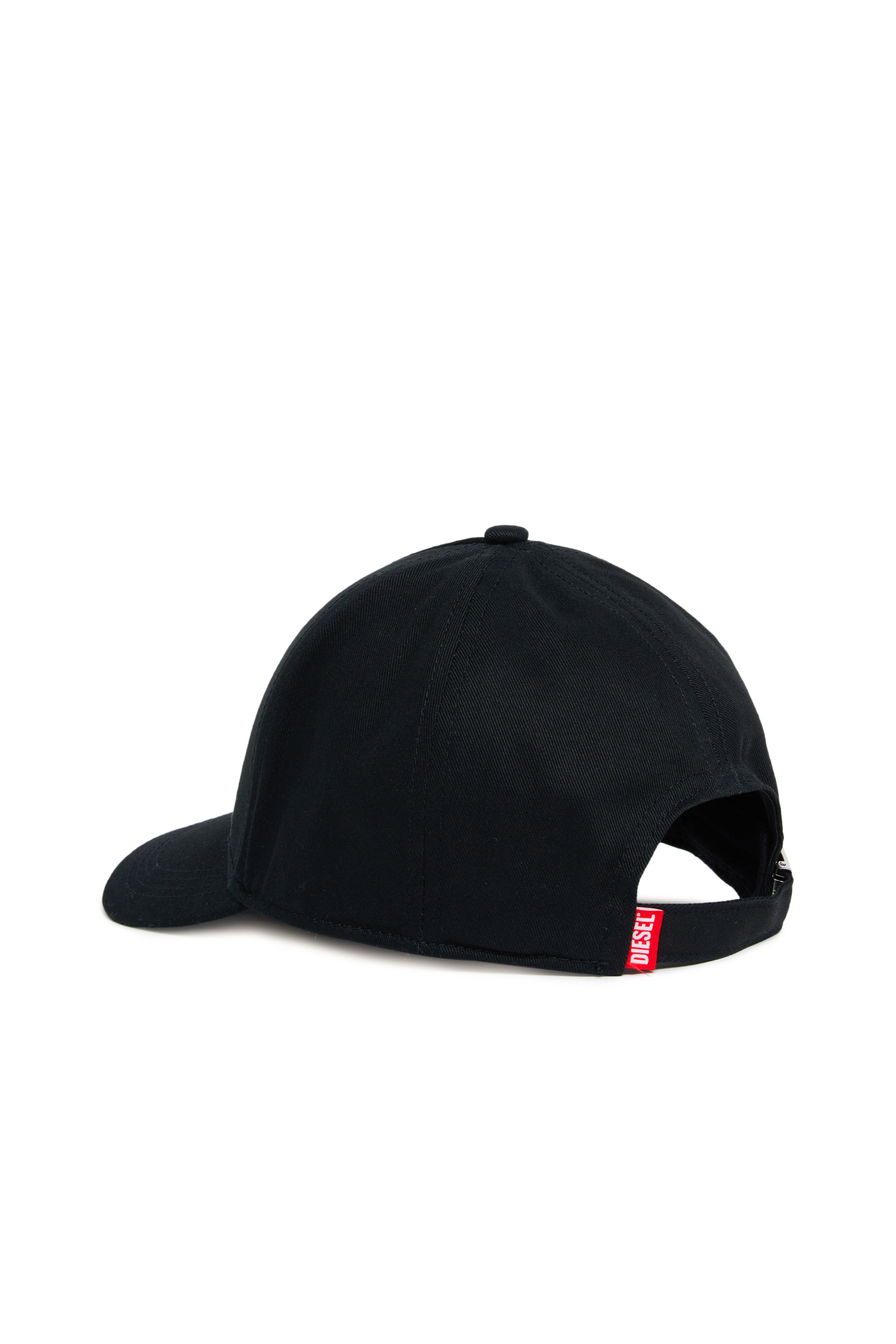 Diesel - FDSTRAS, Female Baseball cap with crystal Oval D logo in ブラック - Image 3