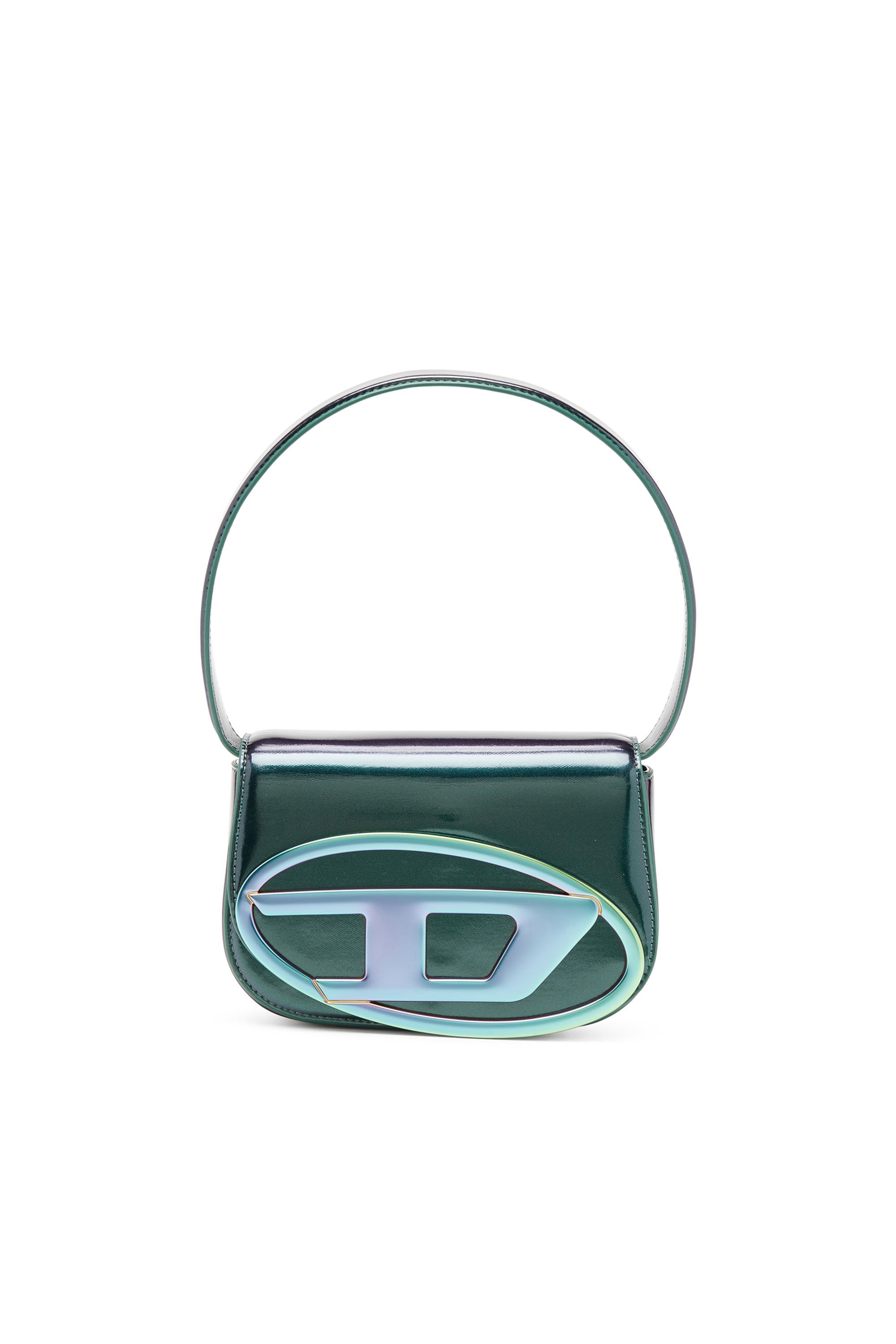 Diesel - 1DR, Female's 1DR-Iconic shoulder bag with iridescent effect in グリーン/ブルー - 7