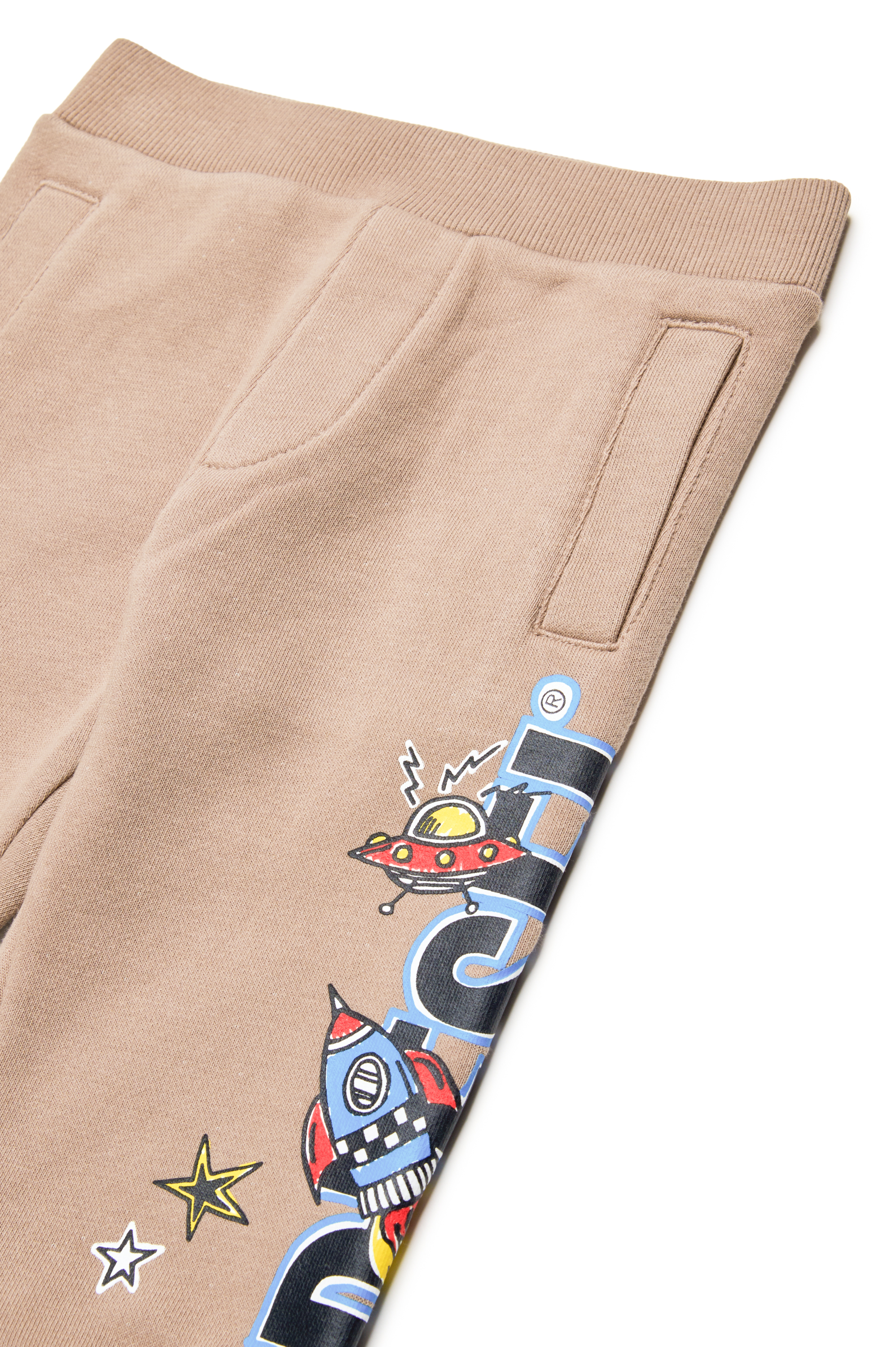 Diesel - PBAMBYB, Male Sweatpants with rocket logo in ブラウン - Image 3