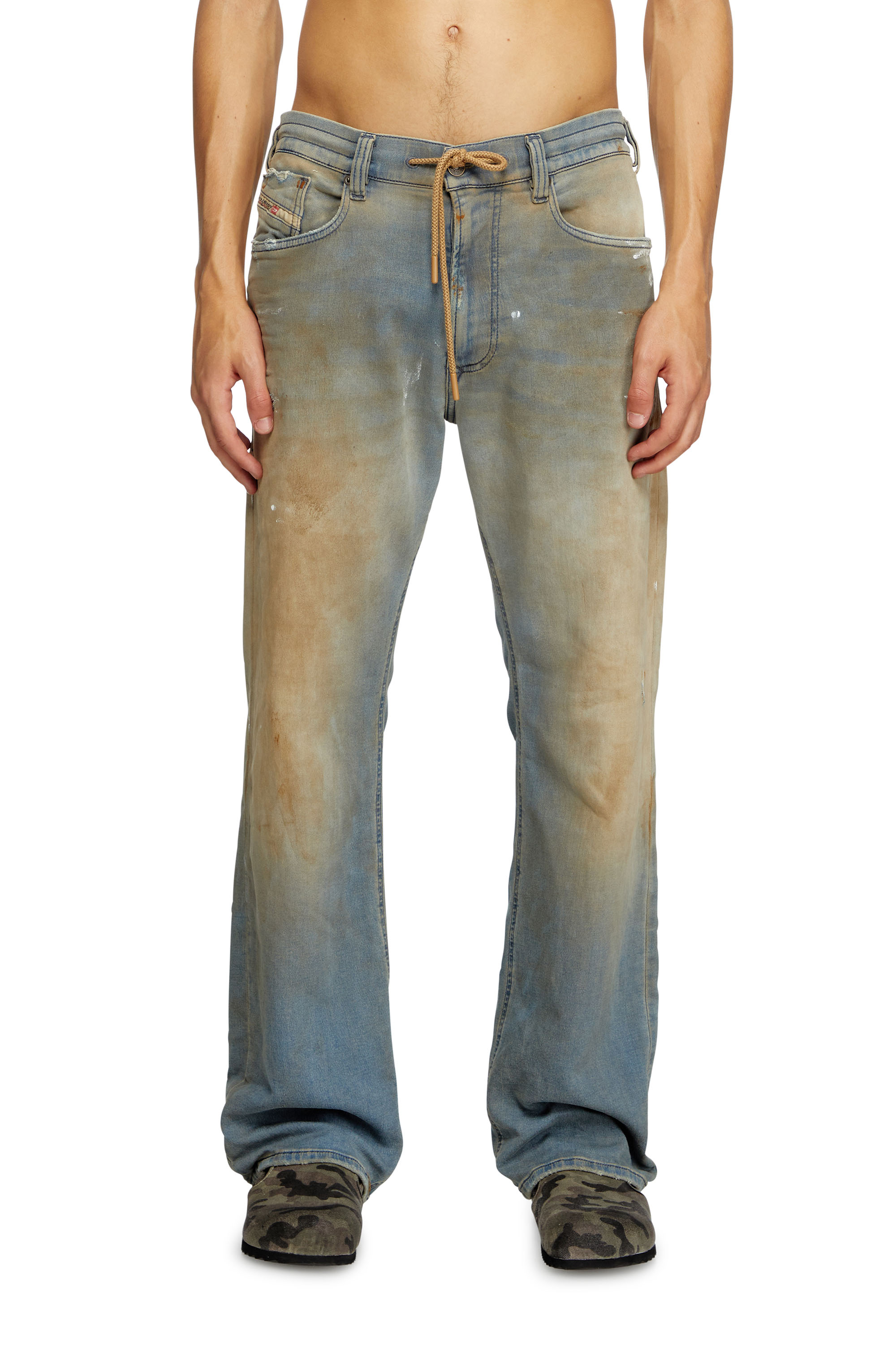 Diesel - Male's Relaxed 2080 D-Reel Joggjeans® 068QL, ライトブルー - 1