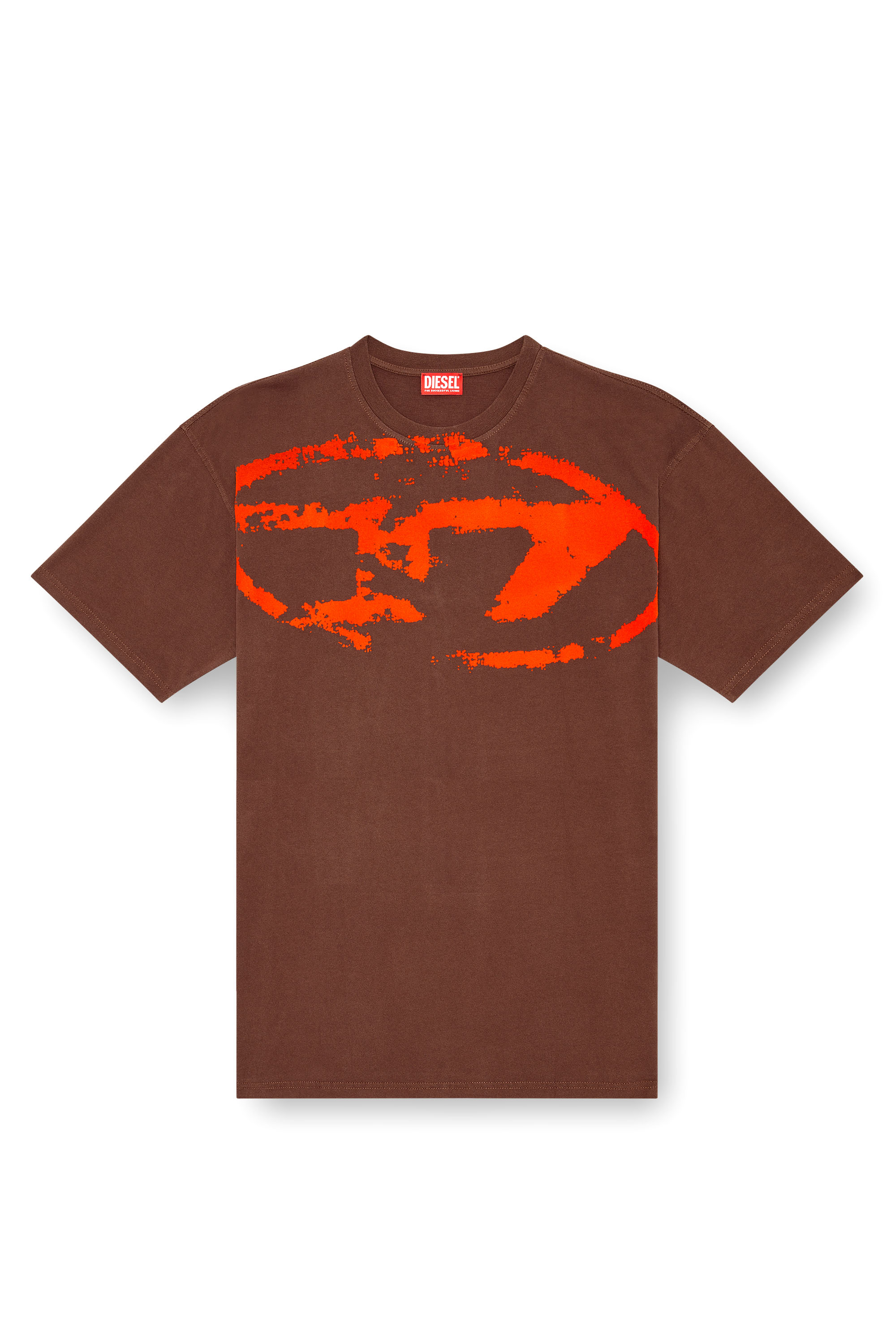 Diesel - T-BOXT-N14, Male's Tシャツ in Brown - 3